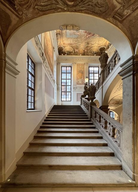Prague: Clam-Gallas Palace Entry Ticket with Audio Guide - The former winter garden and north wing
