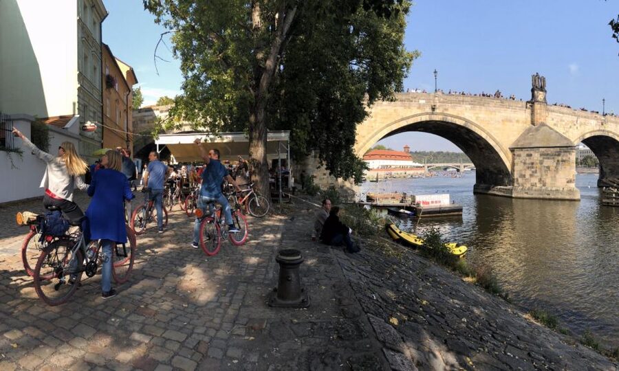 Prague: Classic City Bike Tour - New Town and the Dancing House