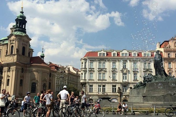 Prague: Classic City Bike Tour (small groups) - St. Cyril and St. Methodius: a serious stop