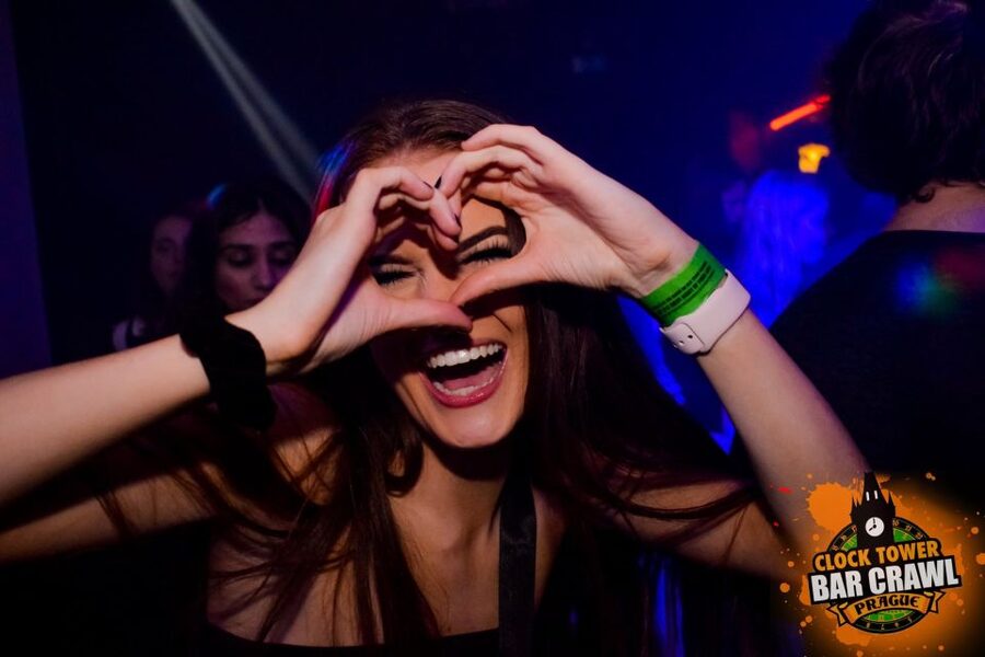 Prague: Clock Tower Bar Crawl with Drinks and Shots - From welcome shots to the next bars