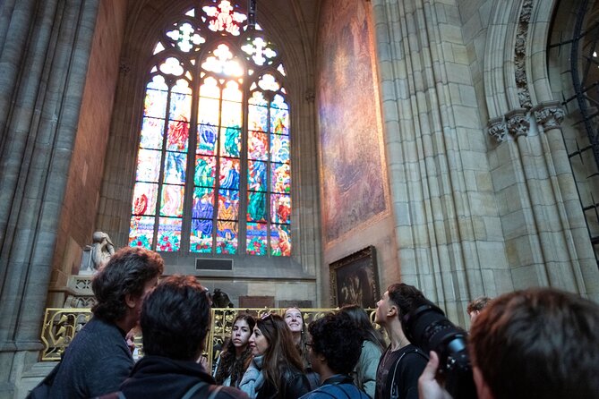 Prague Combo: Castle Guided Tour, Bus and Optional Boat - Prague Castle and the view over the Vltava
