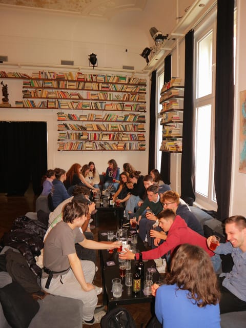 Prague: Craft Beer Tour 8 Czech Beers, Taproom & Beer Garden - Food, snacks, and the practical side of the stop