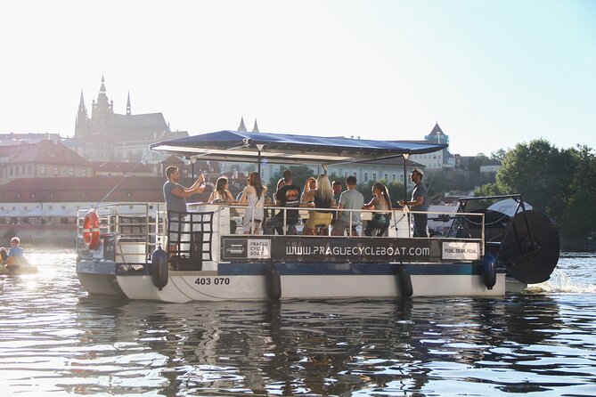 Prague Cycle Boat - The Swimming Beer Bike - Is $532.33 good value for 11 people?