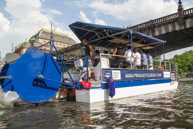 Prague Cycle Boat - The Swimming Beer Bike - Who will enjoy this most?