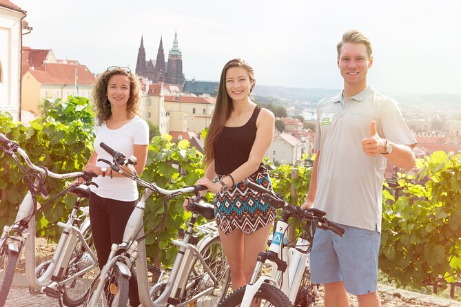 Prague E-Bike City Sightseeing Tour - Charles Bridge, Kampa, and Lennon Wall