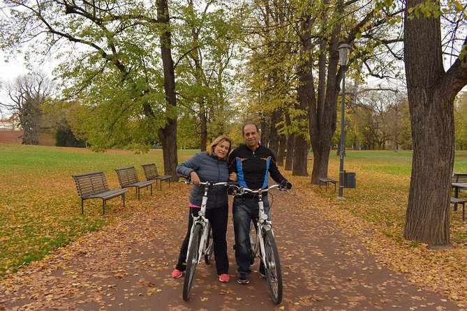Prague E-Bike City Tour with A Local Guide - Charles Bridge from the right distance