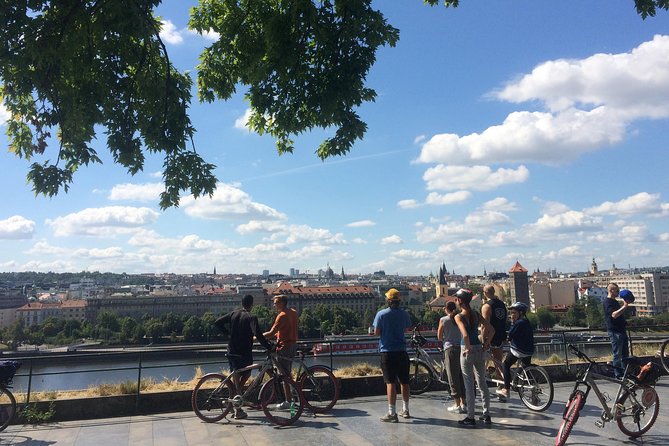 Prague E-Bike Tour - Stunning Viewpoints (small group) - Along the Vltava toward Letna Park