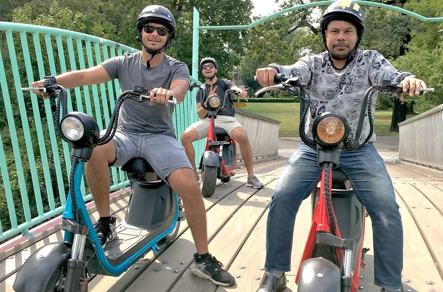 Prague Electric Scooter and eBike Grand Tour - Charles Bridge, the National Theater, and the Old Town