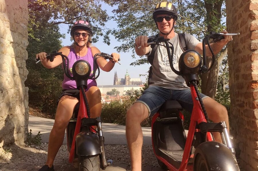 Prague Electric Scooter and eBike Grand Tour - What the guide adds to the ride