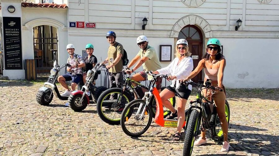 Prague: Electric Scooter & Cruiser Fat eBike Rental - A flexible ride instead of a fixed itinerary