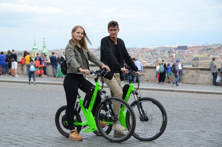 Prague: Electric Scooter & Cruiser Fat eBike Rental - How much can you see in one or two hours?