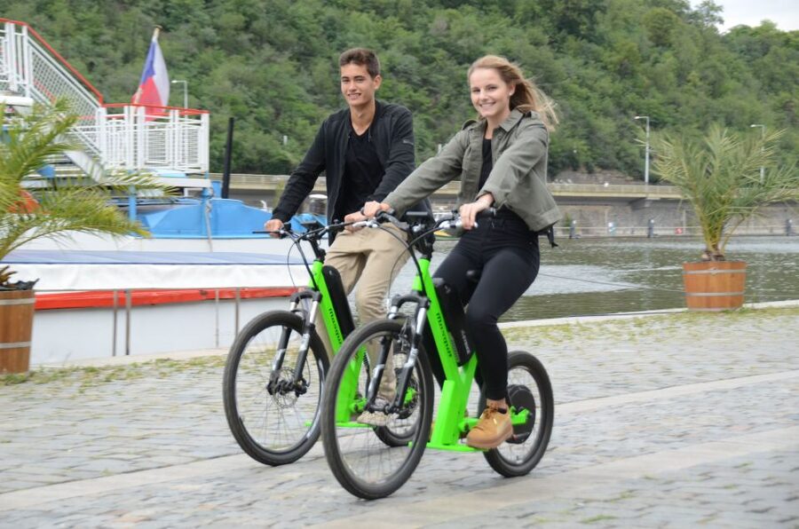 Prague: Electric Scooter & Cruiser Fat eBike Rental - What the electric power changes