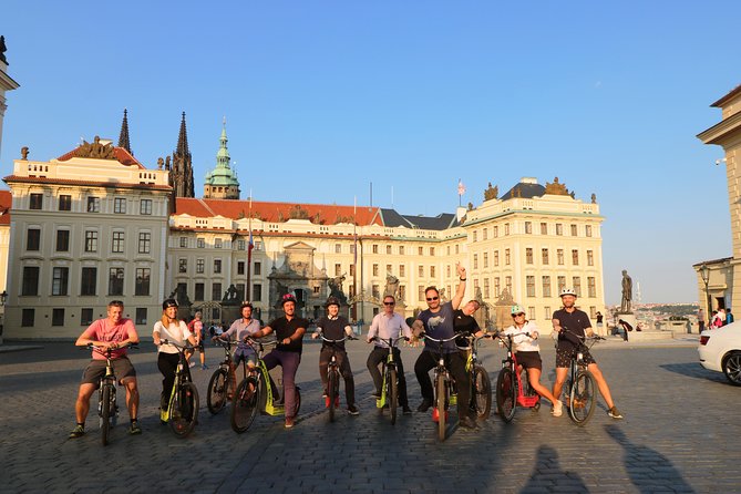 Prague: electric scooter & E-bike guided tour - Strahov Monastery and Petrin Hill