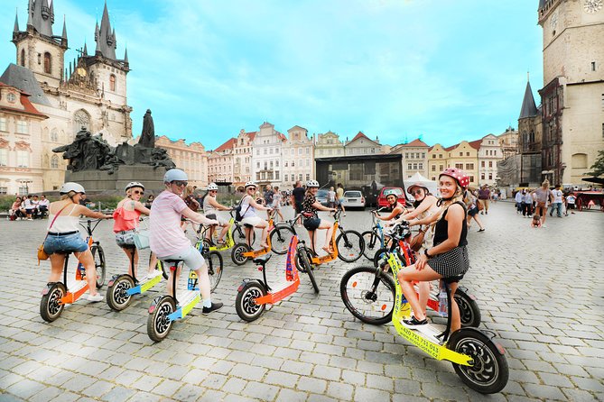 Prague: electric scooter & E-bike guided tour - Old Town Square, the Jewish Quarter, and the Philharmonic
