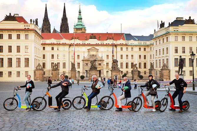 Prague: electric scooter & E-bike guided tour - Kafka’s Peeing Statues and Charles Bridge