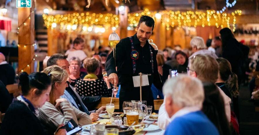Prague: Evening Folklore Garden Party with Traditional Menu - Arriving at the Folklore Garden