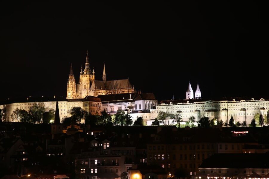 Prague: Evening Photography Tour by Car - Strahov Monastery and the city below