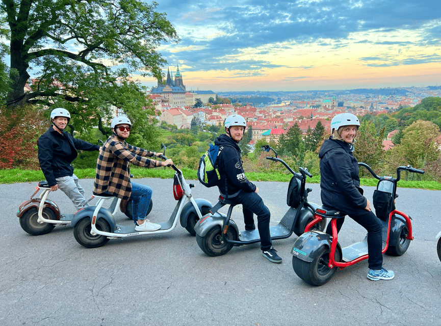 Prague: Fat Tire E-Scooter Guided Tour - Prague Castle and the road toward Strahov