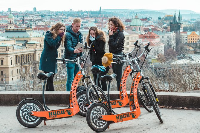 Prague Fat Tire or Regular Scooter City Tour - Letná Park and the Prague Metronome