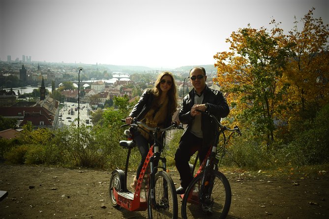 Prague Fat Tire or Regular Scooter City Tour - Prague Castle Square and Strahov Monastery