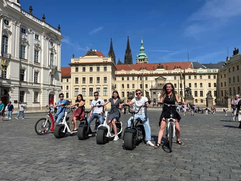Prague: Fat Tire or Regular Scooter Tour with A Local Guide - Seated E-Scooters Make Prague Easier