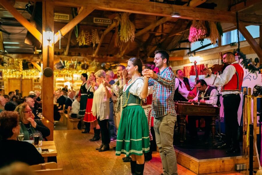 Prague: Folkloric Dinner Show with Unlimited Drinks - Nine main dishes, from duck to grilled vegetables
