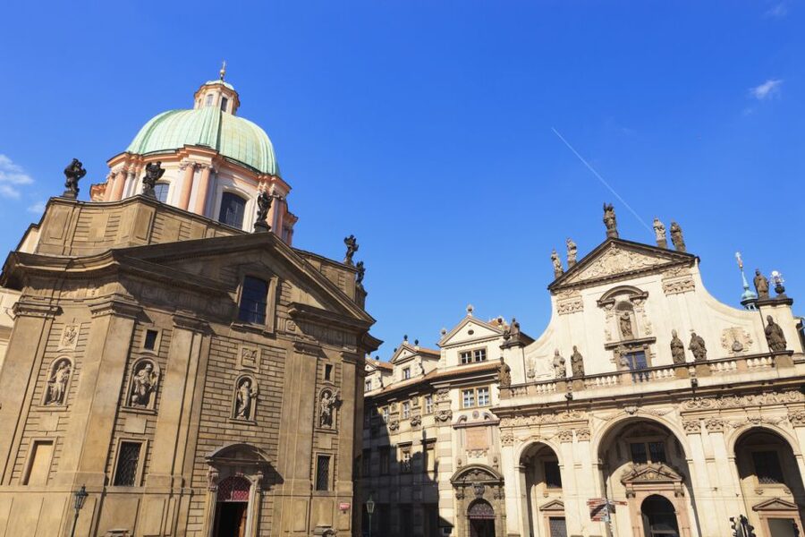 Prague For The First Time: 2-hour Private Walking Tour - Reaching the Clementinum and Mariánské Square
