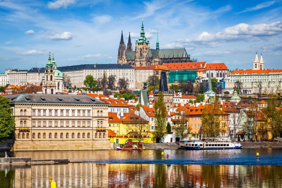 Prague: Full-Day Tour with Lunch and River Boat Cruise - Prague from the Vltava River