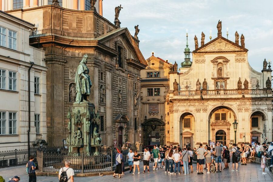 Prague: Ghost Walking Tour Where Legends Come To Life - Starting near Křižovnické náměstí and Charles Bridge