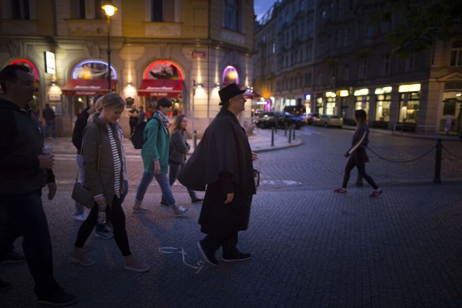 Prague: Ghosts and Legends of the Old Town Evening Tour - Spanish Synagogue and Prague’s layered past