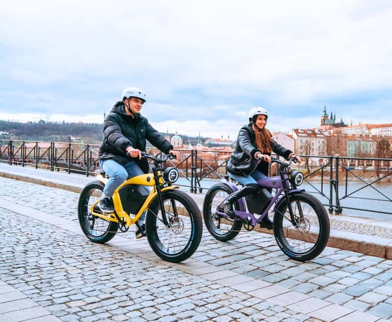 Prague: Grand City Tour on Fat e-Bike - Prague Castle and Strahov Monastery