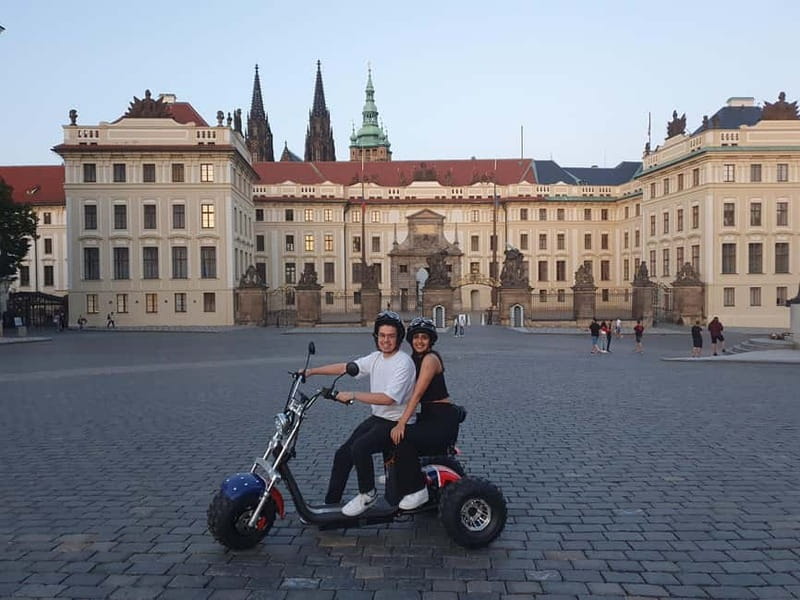 Prague: Guided Sightseeing Tour by Electric Trike - Powder Tower and the central streets