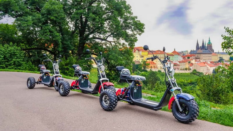 Prague: Guided Sightseeing Tour by Electric Trike - Letná Park and the Prague Metronome