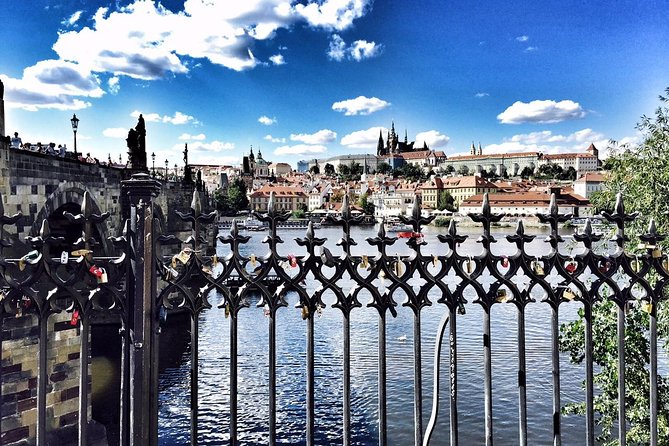Prague Half Day City Tour by Bus and by Foot - Old Town, Jewish Town, and Powder Gate from the road