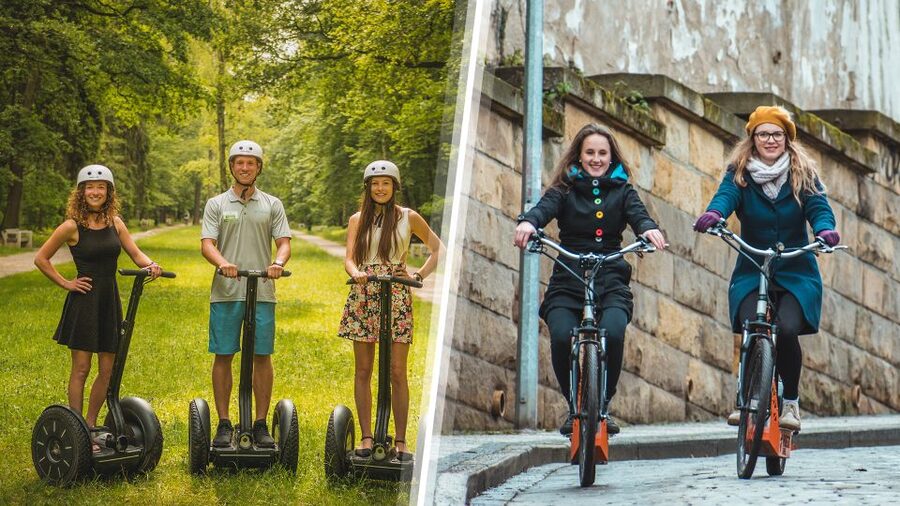 Prague Highlights: Segway & E-Scooter Tour with Taxi Pick-Up - Prague Castle, Loreto, and the Strahov district
