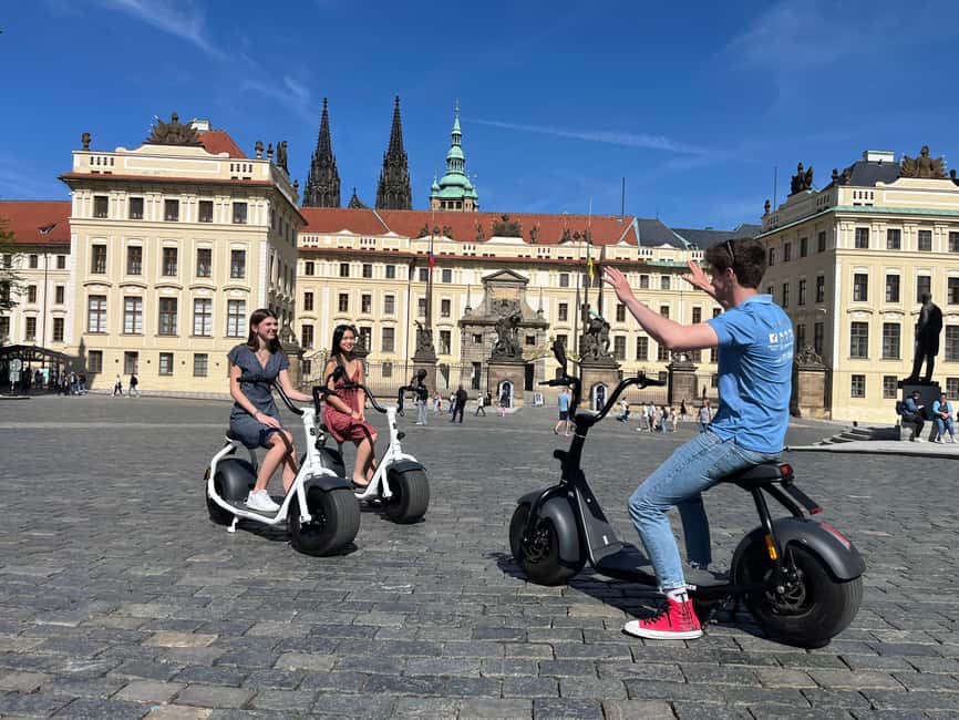 Prague Highlights: Segway & E-Scooter Tour with Taxi Pick-Up - Pickup at your hotel and the practice ride