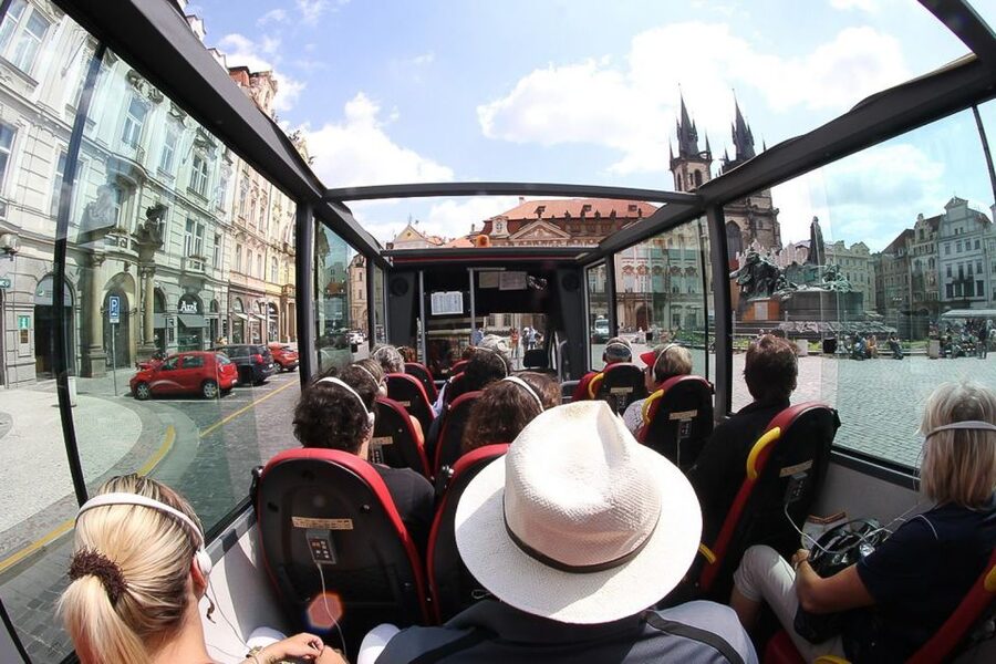 Prague: Historic City Center Bus Tour with Top Sights - Comfort, weather, and the bus itself