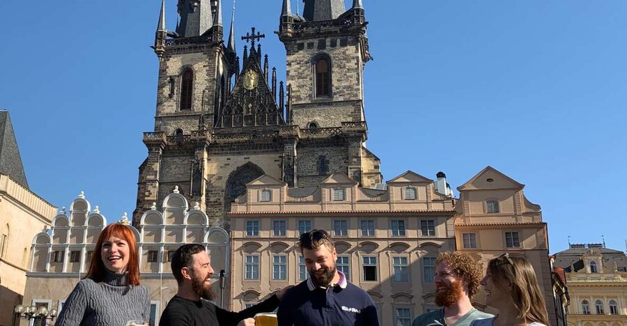 Prague: Historic Pubs Tour with Drinks - The second pub and a lesson in Czech beer