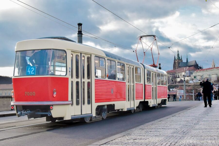 Prague: Hop-on Hop-Off Historical Tram Ticket for Line 42 - Starting at Náměstí Republiky