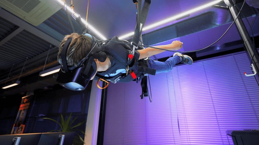 Prague: Hurricane Factory Parachute Jump VR Simulator - How it compares with a real parachute jump