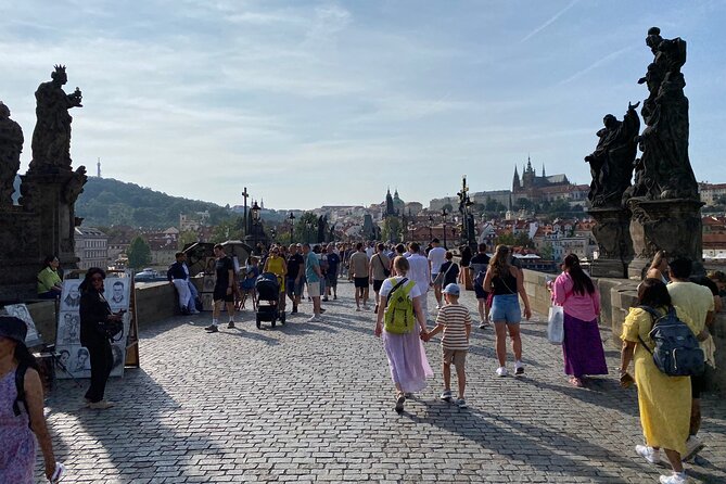 Prague in One Afternoon: Private Walking Tour with Marek - Crossing Charles Bridge