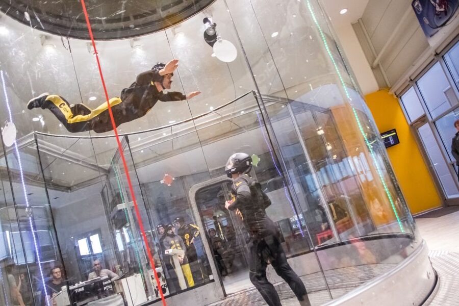 Prague: Indoor Skydiving Wind Tunnel Adventure - Suit up in the complete flight equipment