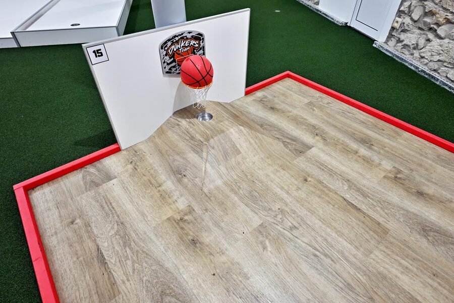 Prague: Mazemania Miniature Golf Experience - The bar, seating, and time after the final hole