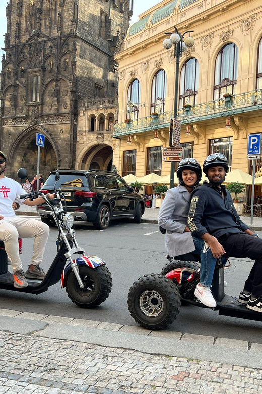 Prague Monastery & Panoramic Viewpoint Electric Trike Tour - Prague Castle, Petrin Hill, and the Great Strahov Stadium