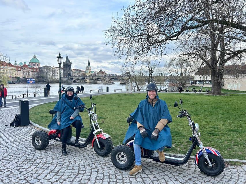Prague Monastery & Panoramic Viewpoint Electric Trike Tour - From the Lennon Wall to the Charles Bridge