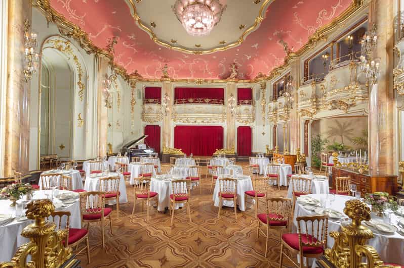 Prague: Mozart Ballroom Concert Ticket with 3-Course Dinner - The Czech and Austrian dinner