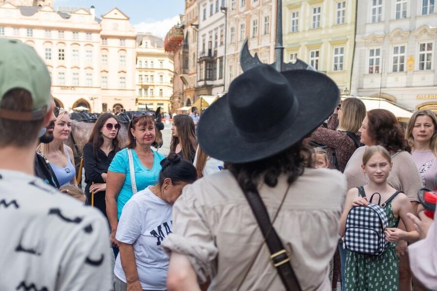 Prague: Nightwatchman of Prague Walking Tour - Ovocný trh and the city of daily life