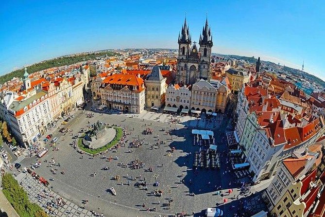 Prague Old Town tour and external Jewish Quarter - Wenceslas Square and the monument to St. Wenceslas