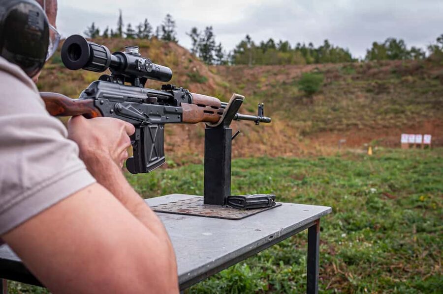 Prague: Outdoor Shooting Experience with up to 10 Guns - A Small Lunch and Drinks Afterward