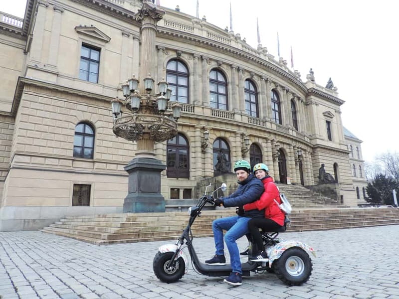Prague: Panoramic Viewpoints Guided Electric Tricycle Tour - Petřín Hill, Strahov, and Prague’s red roofs